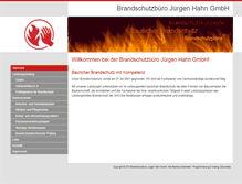 Tablet Screenshot of brandschutz-hahn.de
